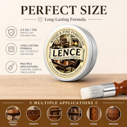 Furniture Care Balm for Wood Polishing & Scratch Repair - 1 Piece
