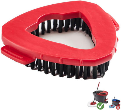 ANREKEYH Scrub Brush - Triangle Floor Scrubber Mop Replacement Head for O-Cedar EasyWring | Ideal for Kitchen, Deck, Bathroom