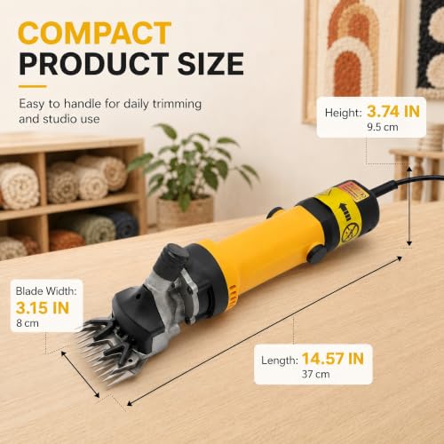 Electric Carpet Trimmer with Adjustable Speed and Shearing Guide – 690W Heavy Duty Tool