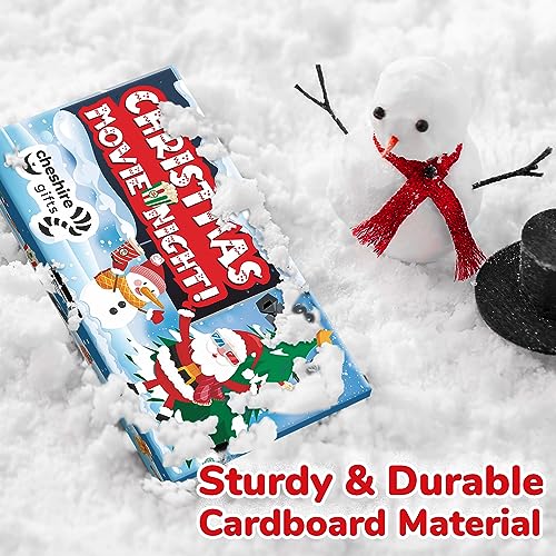 Christmas Movie Night Snack Trays and Popcorn Bags - Red Variation (36 pcs)