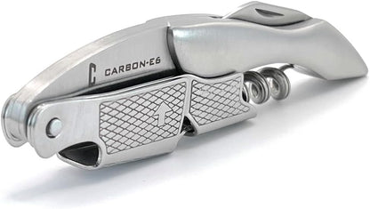 Professional Waiter's Corkscrew Wine Bottle Opener (The ultimate wine key for bartenders, servers, sommeliers, connoisseurs, enologists, and all wine enthusiasts)