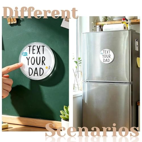 Text Your Dad Fridge Magnet Christmas Birthday Stocking Stuffer - Dad