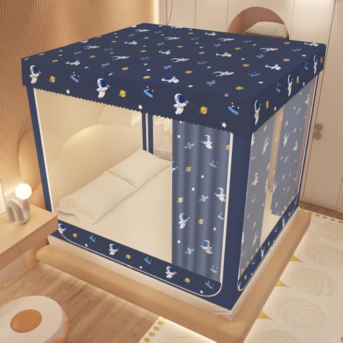 King Bed Mosquito Net Canopy - Freestanding Bug Protection for Bedroom