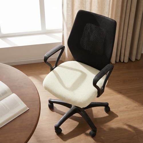 Stretch Chair Cushion Cover for Dining Chairs - Reusable Slipcover