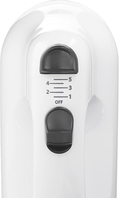 KitchenAid 5 Ultra Power Hand Mixer - High Speed, White | Set of 2 for Effortless Mixing