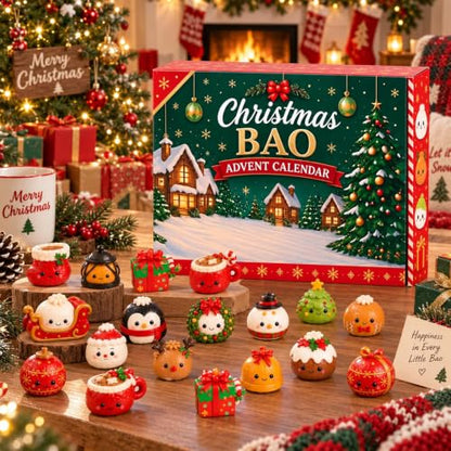 Christmas Squishies Advent Calendar 2026 - 24 Days Stress Balls - #B