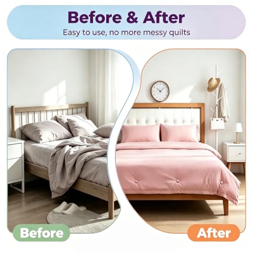 20 Down Comforter Clips for Bedding & Cushions - Gray