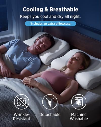 Bedsure Cervical Neck Pillow for Pain Relief and Support