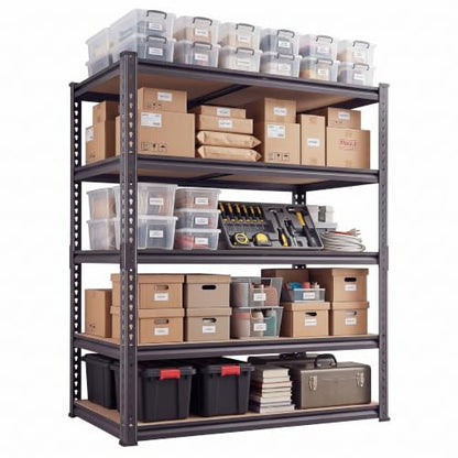 36-Inch Garage Shelving Rack - 2200 LBS Capacity, Deep 16" 5-Tier Storage