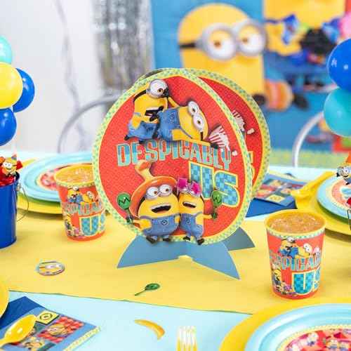 Multicolor Despicable Me Table Centerpiece Kit - 1 Set (4.3" - 12.5") - Ideal for Kids' Birthday Parties & Events