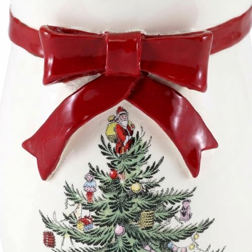 Red Christmas Tumbler Cup for Makeup Brushes, Razors & More - Spode Holiday Collection