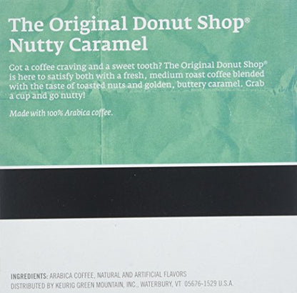 The Original Donut Shop Coffee Nutty Caramel K-Cups , 12-Count (Retail Packaging)