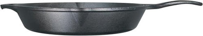 Lodge Seasoned Cast Iron Skillet - PFAS-Free Non-Toxic Cookware - 13.25 Inches, Naturally Non-Stick & Oven Safe