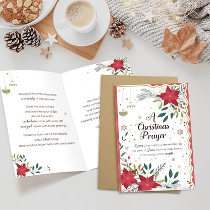 Religious Christmas Card for Man Woman with Poem - #1