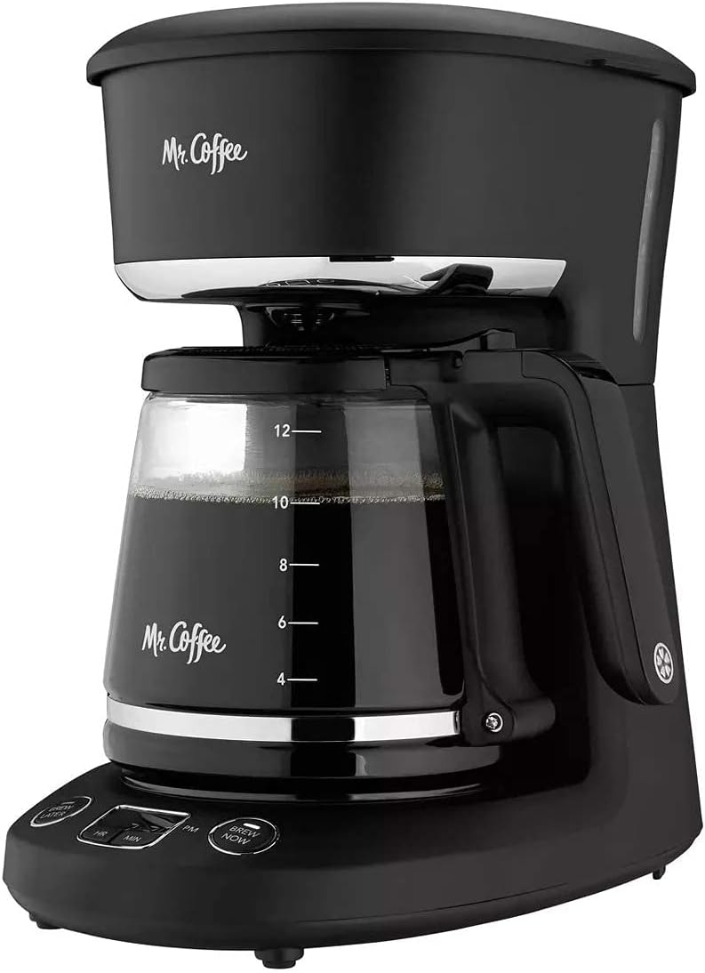 Mr. Coffee® 12-Cup Programmable Coffeemaker - Brew Fresh Coffee Anytime | Easy-to-Use Design