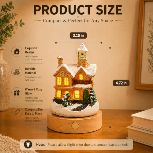 Rechargeable LED Mini House Night Light with Remote Control