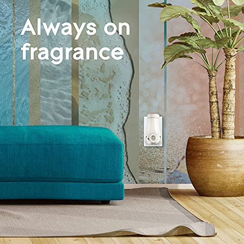 Glade PlugIns Refills Air Freshener, Scented and Essential Oils for Home and Bathroom, Aqua Waves, 1.34 Fl Oz, 2 Count