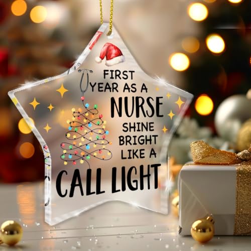 Funny Nurse Christmas Ornament Gift for Nurse Practitioner RN Nursing Student - Nurse 2 Variation