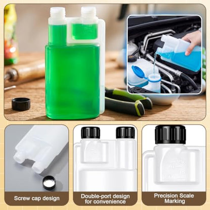 Plastic Flask with Built-In Shot Glass 13.5 oz Camping Travel Liquor Bottle