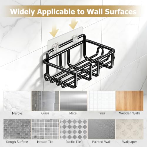 No-Drill Corner Shower Shelf Set – Rust-Resistant Bathroom Organizer, 4-Pack