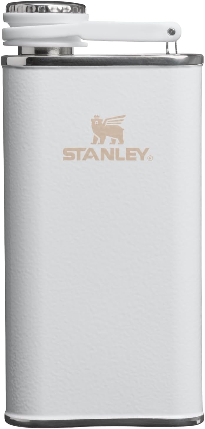 Stanley Classic Wide Mouth Flask - 8 oz Leakproof Insulated Stainless Steel | BPA-Free Hammertone Frost