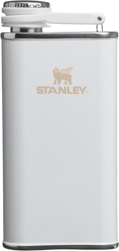 Stanley Classic Wide Mouth Flask - 8 oz Leakproof Insulated Stainless Steel | BPA-Free Hammertone Frost