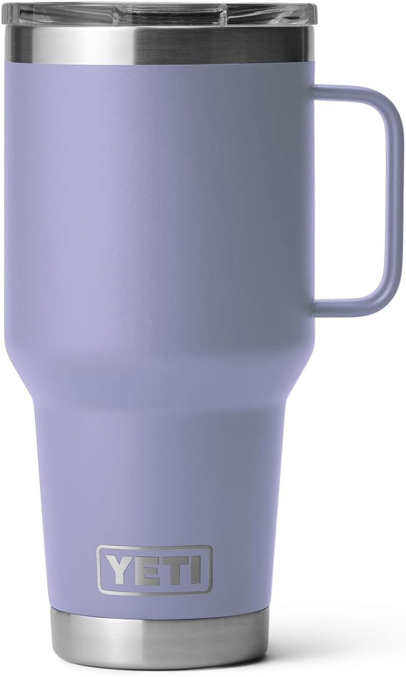 YETI Rambler 30 oz Travel Mug - Stainless Steel, Vacuum Insulated with Stronghold Lid