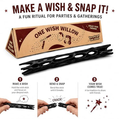 Breakable Wish Stick for Parties & Gatherings - Novelty Wishing Prop 1pcs