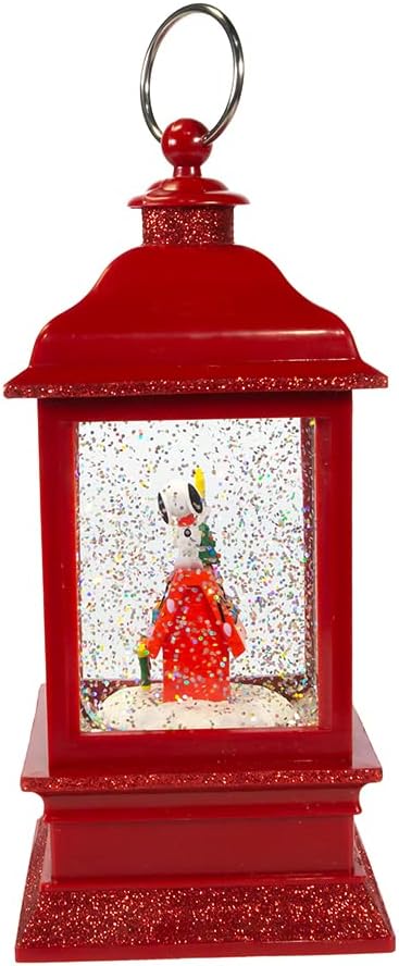 Skiennix 9-Inch Battery-Operated Musical Water Lantern - Peanuts Design for Festive Decor