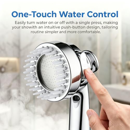 High Flow Handheld Pet Shower Sprayer for Dog Bathing - Universal Fit