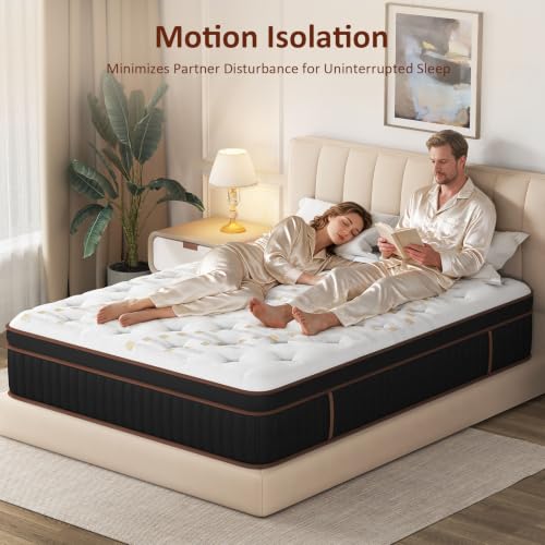 Twin Hybrid Mattress 10 Inch in a Box - Medium Firm, Luxury Support