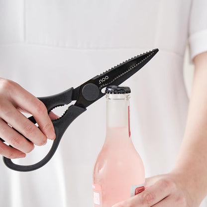 OOU Kitchen Shears, Ultra Sharp Come-apart Kitchen Scissors, Multipurpose Heavy Duty Chopping Scissors