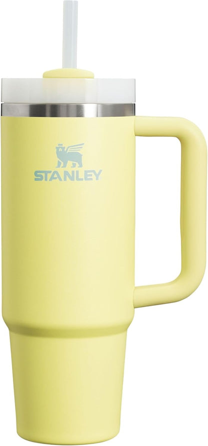 STANLEY Quencher H2.0 Tumbler - 30 oz Insulated Stainless Steel Cup with Handle & Straw | BPA-Free Pomelo