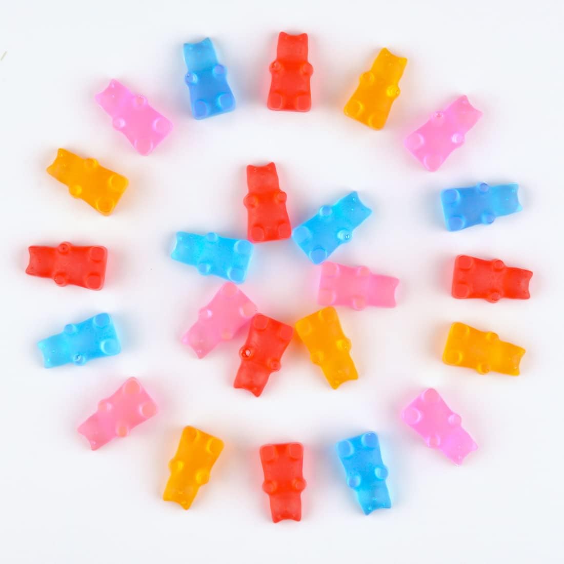 Skiennix Silicone Gummy Molds - Bear, Dinosaur & Heart Shapes with 2 Droppers | Pack of 4