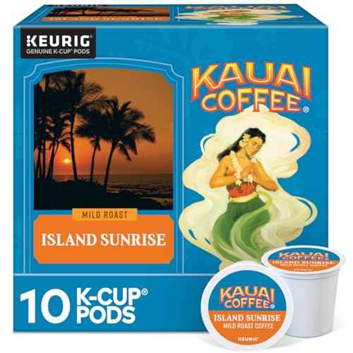 Kauai Coffee Island Sunrise Mild Roast - Compatible with Keurig K-Cup Brewers, 10 CT (Pack of 2)