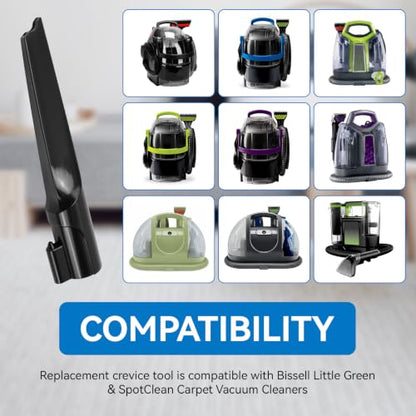 Vacuum Crevice Tool Replacement for Bissell Carpet Cleaners - Slim & Durable