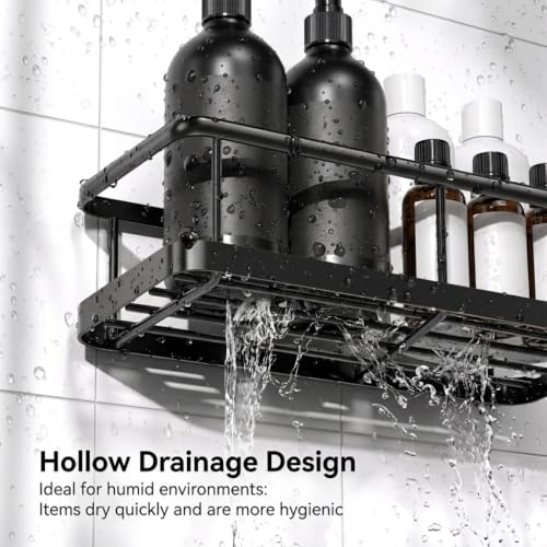 6 Pack Stainless Steel Shower Caddies - Heavy-Duty Bathroom Shelves