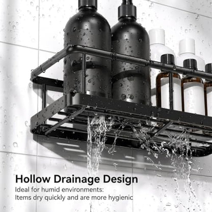 6 Pack Stainless Steel Shower Caddies - Heavy-Duty Bathroom Shelves