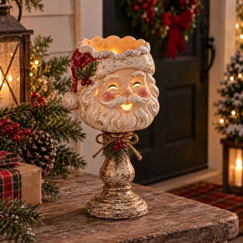 Nativity Candle Holder Collection - Rustic Farmhouse Resin Tealight Decor