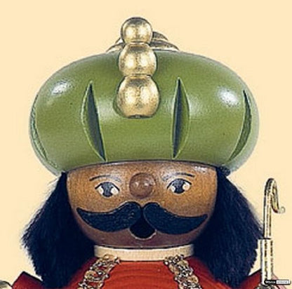 German Incense Smoker Balthasar - Three Wise Men, 18cm Erzgebirge Decor