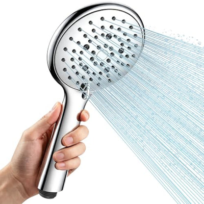 FEELSO High Pressure Handheld Shower Head Chrome - Shower Head Only