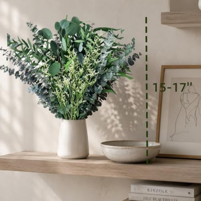Preserved Eucalyptus & Statice Flower Bundle for Home Decor & Aromatherapy