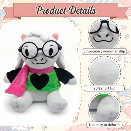 Ralsei Plush Pillow 9.84 Inch Soft Room Decor Fan Collection Gift
