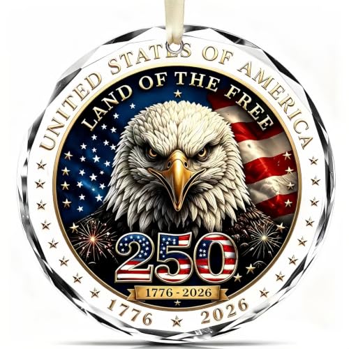 250th Anniversary USA Christmas Ornament 2026 Patriotic Holiday Decoration - Variation of THIS listing