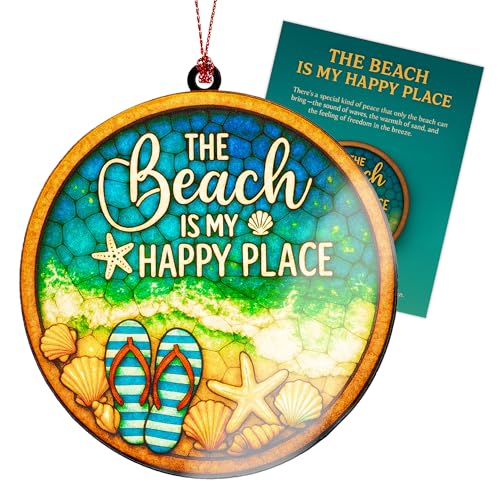 Beach Christmas Ornaments - Coastal Holiday Decor - Tropical Holiday Decorations