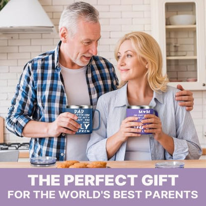 Purple Mom Birthday Gifts Funny Tumblers for Mothers Day Christmas