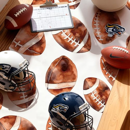 Football Table Runner for Game Day Parties - Football Decorations & Supplies - Variation of THIS listing