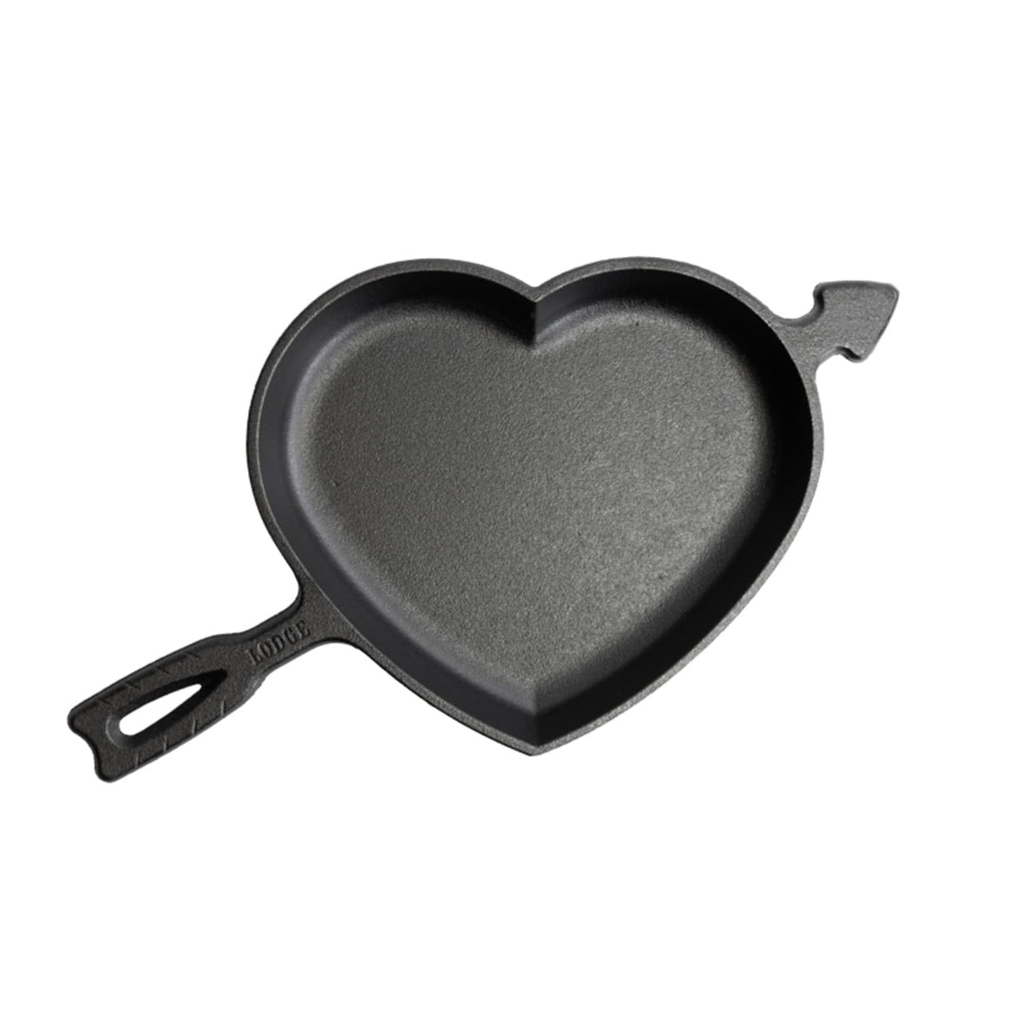 Lodge Seasoned Cast Iron Heart Skillet