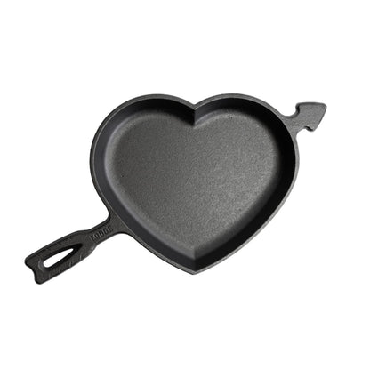 Lodge Seasoned Cast Iron Heart Skillet