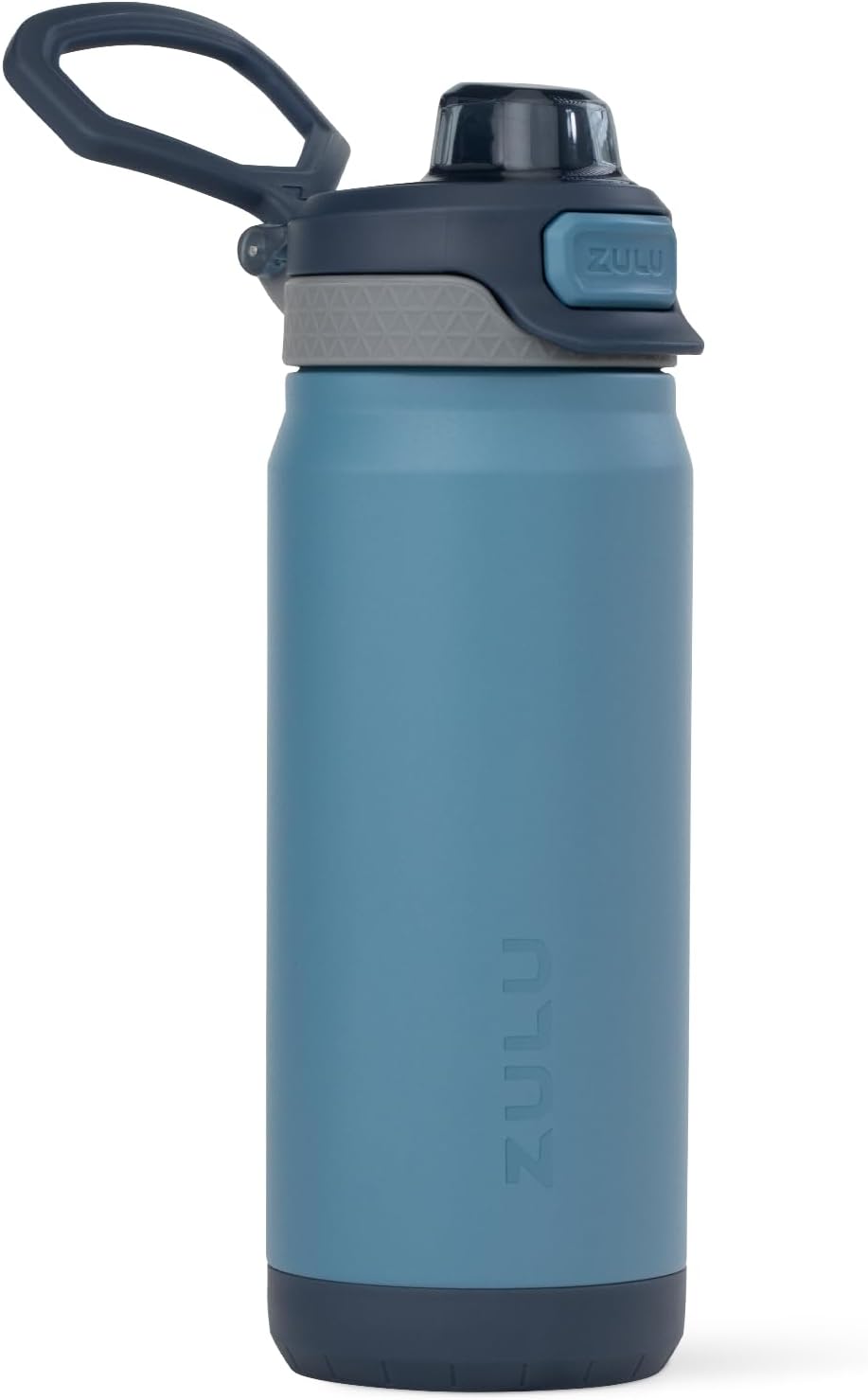 ZULU Powerfill Pro 18oz Stainless Steel Water Bottle - Quick Fill Lid, Triple Wall Insulation, Leak Proof, Midnight Storm